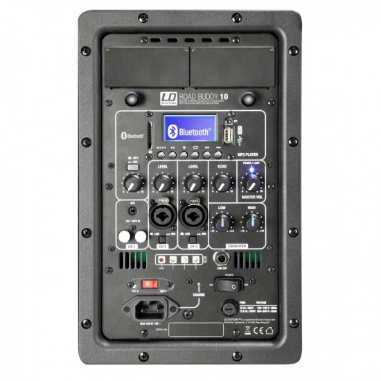 LD SYSTEMS ROADBUDDY 10 BASIC | Prenosni baterijski Bluetooth zvočnik z mešalnikom